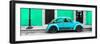 ¡Viva Mexico! Panoramic Collection - VW Beetle Car - Coral Green & Turquoise-Philippe Hugonnard-Framed Photographic Print