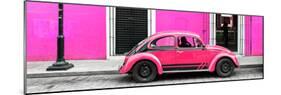 ¡Viva Mexico! Panoramic Collection - VW Beetle Car - Deep & Hot Pink-Philippe Hugonnard-Mounted Photographic Print