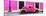 ¡Viva Mexico! Panoramic Collection - VW Beetle Car - Deep & Hot Pink-Philippe Hugonnard-Mounted Photographic Print