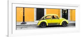 ¡Viva Mexico! Panoramic Collection - VW Beetle Car - Gold & Yellow-Philippe Hugonnard-Framed Photographic Print