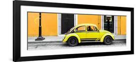 ¡Viva Mexico! Panoramic Collection - VW Beetle Car - Gold & Yellow-Philippe Hugonnard-Framed Photographic Print