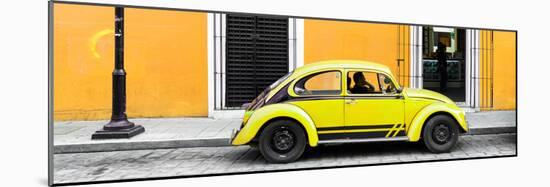 ¡Viva Mexico! Panoramic Collection - VW Beetle Car - Gold & Yellow-Philippe Hugonnard-Mounted Photographic Print