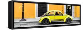 ¡Viva Mexico! Panoramic Collection - VW Beetle Car - Gold & Yellow-Philippe Hugonnard-Framed Stretched Canvas