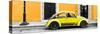 ¡Viva Mexico! Panoramic Collection - VW Beetle Car - Gold & Yellow-Philippe Hugonnard-Stretched Canvas