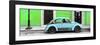 ¡Viva Mexico! Panoramic Collection - VW Beetle Car - Green & Powder Blue-Philippe Hugonnard-Framed Photographic Print