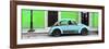 ¡Viva Mexico! Panoramic Collection - VW Beetle Car - Green & Powder Blue-Philippe Hugonnard-Framed Photographic Print