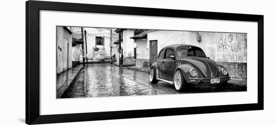 ¡Viva Mexico! Panoramic Collection - VW Beetle Car in San Cristobal de Las Casas-Philippe Hugonnard-Framed Photographic Print