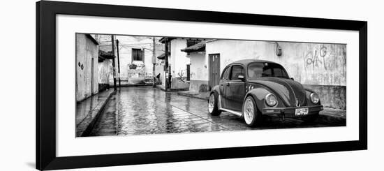 ¡Viva Mexico! Panoramic Collection - VW Beetle Car in San Cristobal de Las Casas-Philippe Hugonnard-Framed Photographic Print