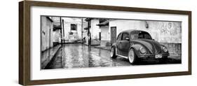 ¡Viva Mexico! Panoramic Collection - VW Beetle Car in San Cristobal de Las Casas-Philippe Hugonnard-Framed Photographic Print