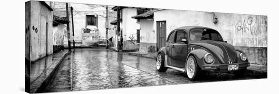 ¡Viva Mexico! Panoramic Collection - VW Beetle Car in San Cristobal de Las Casas-Philippe Hugonnard-Stretched Canvas