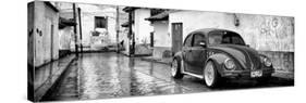 ¡Viva Mexico! Panoramic Collection - VW Beetle Car in San Cristobal de Las Casas-Philippe Hugonnard-Stretched Canvas