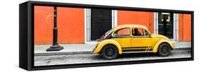 ¡Viva Mexico! Panoramic Collection - VW Beetle Car - Orange & Gold-Philippe Hugonnard-Framed Stretched Canvas