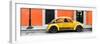 ¡Viva Mexico! Panoramic Collection - VW Beetle Car - Orange & Gold-Philippe Hugonnard-Framed Photographic Print