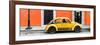 ¡Viva Mexico! Panoramic Collection - VW Beetle Car - Orange & Gold-Philippe Hugonnard-Framed Photographic Print