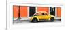 ¡Viva Mexico! Panoramic Collection - VW Beetle Car - Orange & Gold-Philippe Hugonnard-Framed Photographic Print