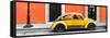 ¡Viva Mexico! Panoramic Collection - VW Beetle Car - Orange & Gold-Philippe Hugonnard-Framed Stretched Canvas