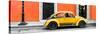 ¡Viva Mexico! Panoramic Collection - VW Beetle Car - Orange & Gold-Philippe Hugonnard-Stretched Canvas