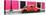 ¡Viva Mexico! Panoramic Collection - VW Beetle Car - Pink & Red-Philippe Hugonnard-Stretched Canvas