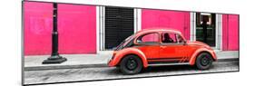 ¡Viva Mexico! Panoramic Collection - VW Beetle Car - Pink & Red-Philippe Hugonnard-Mounted Photographic Print