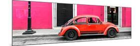 ¡Viva Mexico! Panoramic Collection - VW Beetle Car - Pink & Red-Philippe Hugonnard-Mounted Premium Photographic Print