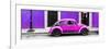 ¡Viva Mexico! Panoramic Collection - VW Beetle Car - Purple & Deep Pink-Philippe Hugonnard-Framed Photographic Print