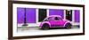 ¡Viva Mexico! Panoramic Collection - VW Beetle Car - Purple & Deep Pink-Philippe Hugonnard-Framed Photographic Print