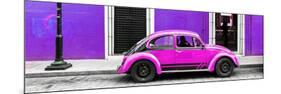 ¡Viva Mexico! Panoramic Collection - VW Beetle Car - Purple & Deep Pink-Philippe Hugonnard-Mounted Photographic Print