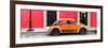 ¡Viva Mexico! Panoramic Collection - VW Beetle Car - Red & Orange-Philippe Hugonnard-Framed Photographic Print