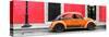 ¡Viva Mexico! Panoramic Collection - VW Beetle Car - Red & Orange-Philippe Hugonnard-Stretched Canvas