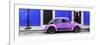 ¡Viva Mexico! Panoramic Collection - VW Beetle Car - Royal Blue & Purple-Philippe Hugonnard-Framed Photographic Print