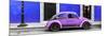 ¡Viva Mexico! Panoramic Collection - VW Beetle Car - Royal Blue & Purple-Philippe Hugonnard-Mounted Photographic Print