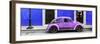 ¡Viva Mexico! Panoramic Collection - VW Beetle Car - Royal Blue & Purple-Philippe Hugonnard-Framed Photographic Print