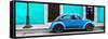 ¡Viva Mexico! Panoramic Collection - VW Beetle Car - Turquoise & Blue-Philippe Hugonnard-Framed Stretched Canvas