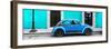 ¡Viva Mexico! Panoramic Collection - VW Beetle Car - Turquoise & Blue-Philippe Hugonnard-Framed Photographic Print