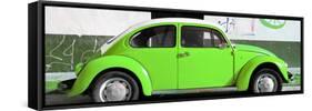 ¡Viva Mexico! Panoramic Collection - VW Beetle Green-Philippe Hugonnard-Framed Stretched Canvas