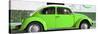 ¡Viva Mexico! Panoramic Collection - VW Beetle Green-Philippe Hugonnard-Stretched Canvas