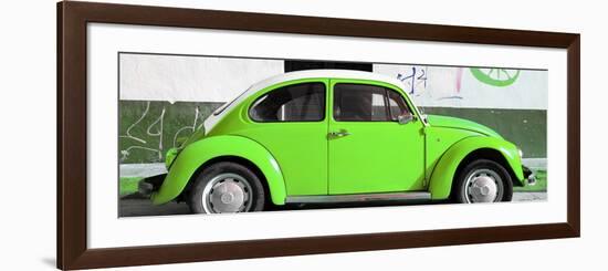 ¡Viva Mexico! Panoramic Collection - VW Beetle Green-Philippe Hugonnard-Framed Photographic Print