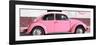 ¡Viva Mexico! Panoramic Collection - VW Beetle Light Pink-Philippe Hugonnard-Framed Premium Photographic Print