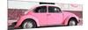 ¡Viva Mexico! Panoramic Collection - VW Beetle Light Pink-Philippe Hugonnard-Mounted Premium Photographic Print