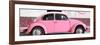 ¡Viva Mexico! Panoramic Collection - VW Beetle Light Pink-Philippe Hugonnard-Framed Photographic Print