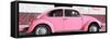 ¡Viva Mexico! Panoramic Collection - VW Beetle Light Pink-Philippe Hugonnard-Framed Stretched Canvas