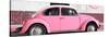 ¡Viva Mexico! Panoramic Collection - VW Beetle Light Pink-Philippe Hugonnard-Stretched Canvas