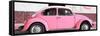 ¡Viva Mexico! Panoramic Collection - VW Beetle Light Pink-Philippe Hugonnard-Framed Stretched Canvas