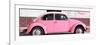 ¡Viva Mexico! Panoramic Collection - VW Beetle Light Pink-Philippe Hugonnard-Framed Photographic Print