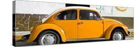 ¡Viva Mexico! Panoramic Collection - VW Beetle Orange-Philippe Hugonnard-Stretched Canvas