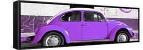 ¡Viva Mexico! Panoramic Collection - VW Beetle Purple-Philippe Hugonnard-Framed Stretched Canvas