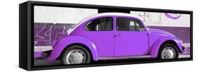 ¡Viva Mexico! Panoramic Collection - VW Beetle Purple-Philippe Hugonnard-Framed Stretched Canvas