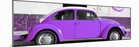 ¡Viva Mexico! Panoramic Collection - VW Beetle Purple-Philippe Hugonnard-Mounted Photographic Print