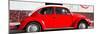 ¡Viva Mexico! Panoramic Collection - VW Beetle Red-Philippe Hugonnard-Mounted Photographic Print