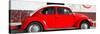 ¡Viva Mexico! Panoramic Collection - VW Beetle Red-Philippe Hugonnard-Stretched Canvas